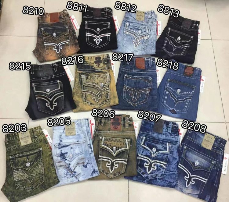 Rock Revival long jeans man 32-42-039